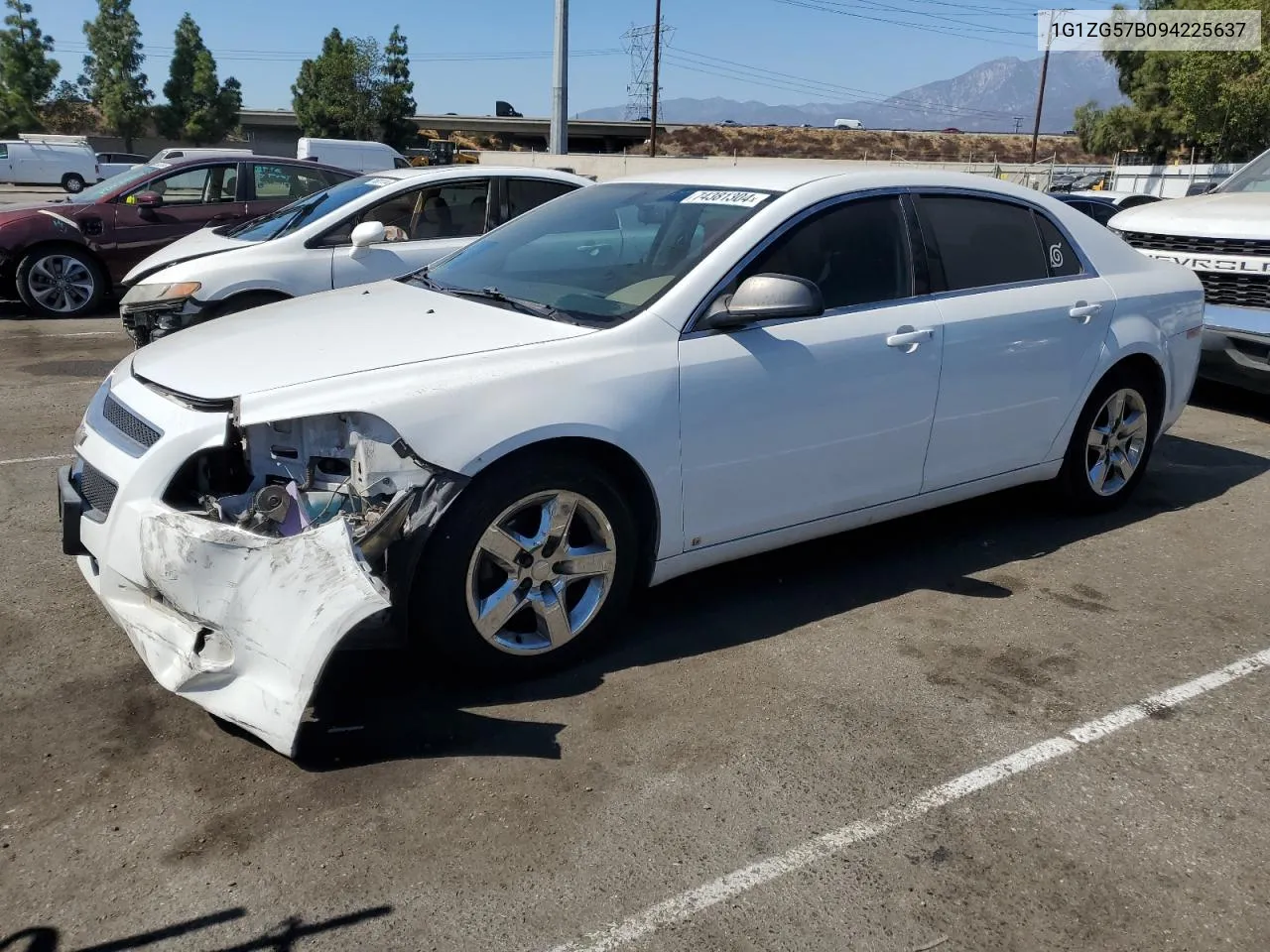 2009 Chevrolet Malibu Ls VIN: 1G1ZG57B094225637 Lot: 74381304