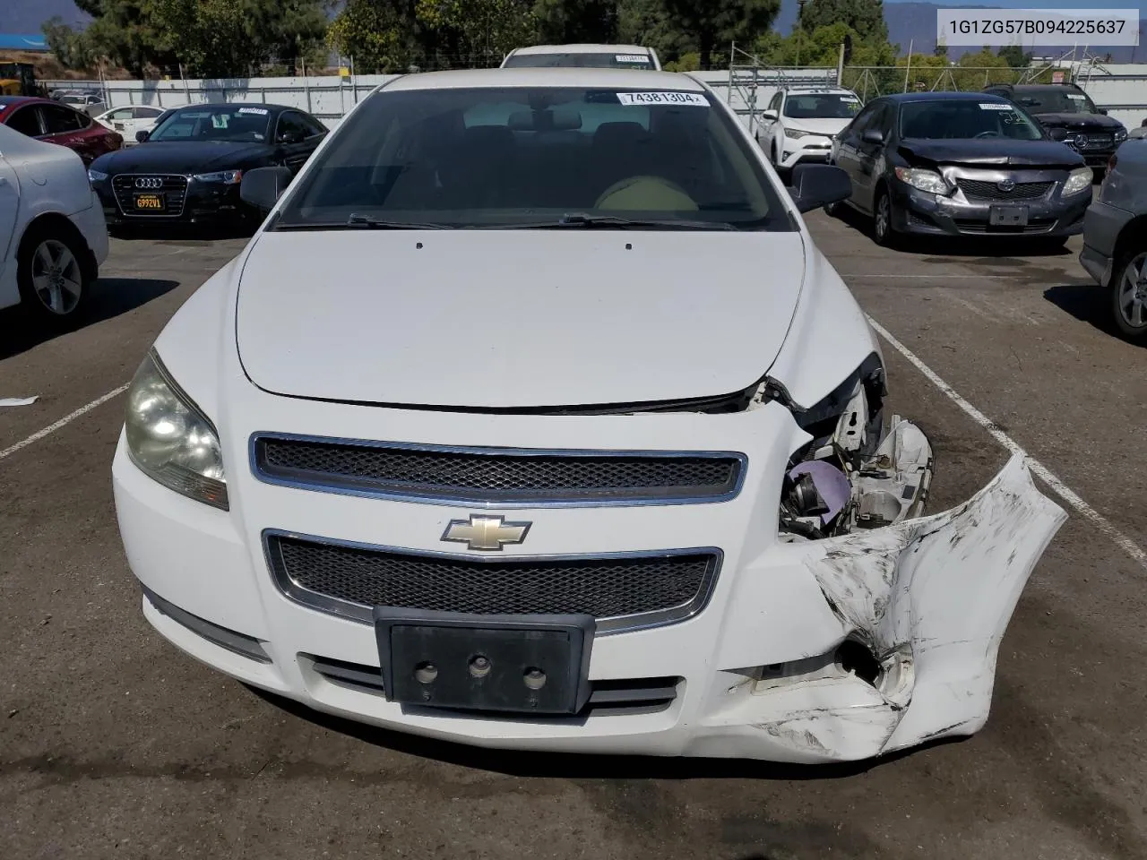 2009 Chevrolet Malibu Ls VIN: 1G1ZG57B094225637 Lot: 74381304