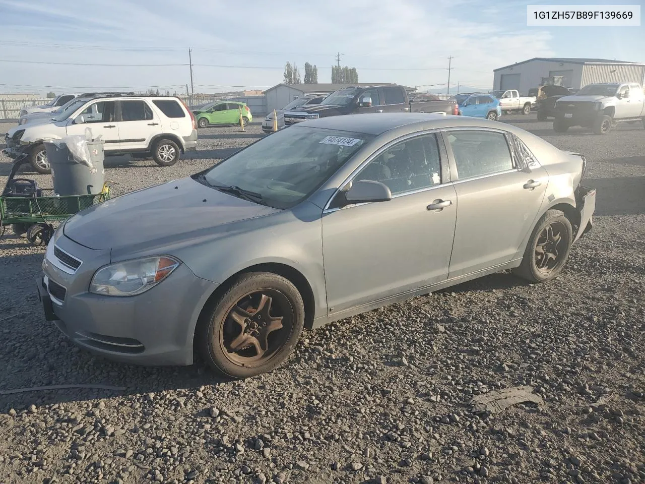 2009 Chevrolet Malibu 1Lt VIN: 1G1ZH57B89F139669 Lot: 74574124