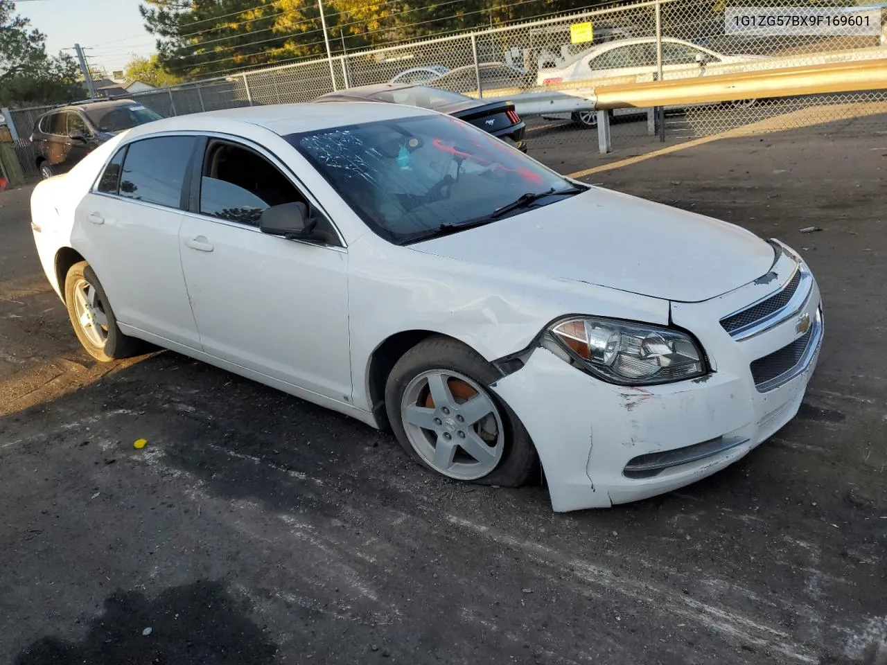 2009 Chevrolet Malibu Ls VIN: 1G1ZG57BX9F169601 Lot: 75299224