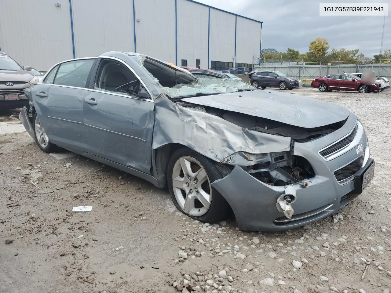 2009 Chevrolet Malibu Ls VIN: 1G1ZG57B39F221943 Lot: 75727354