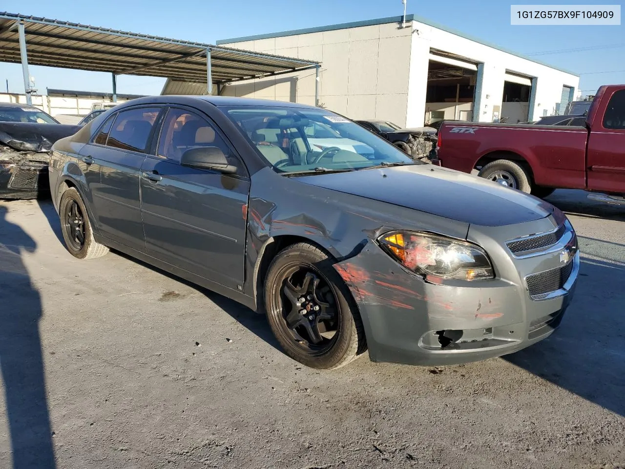 2009 Chevrolet Malibu Ls VIN: 1G1ZG57BX9F104909 Lot: 75900044