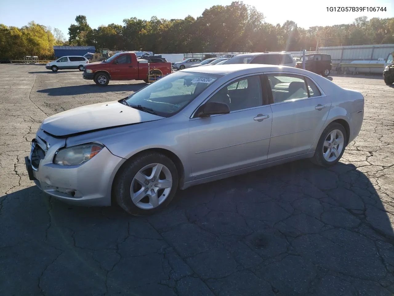 2009 Chevrolet Malibu Ls VIN: 1G1ZG57B39F106744 Lot: 76546204