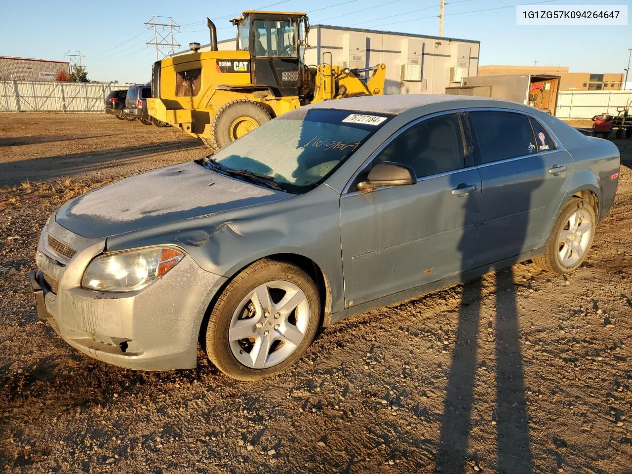 2009 Chevrolet Malibu Ls VIN: 1G1ZG57K094264647 Lot: 76727184