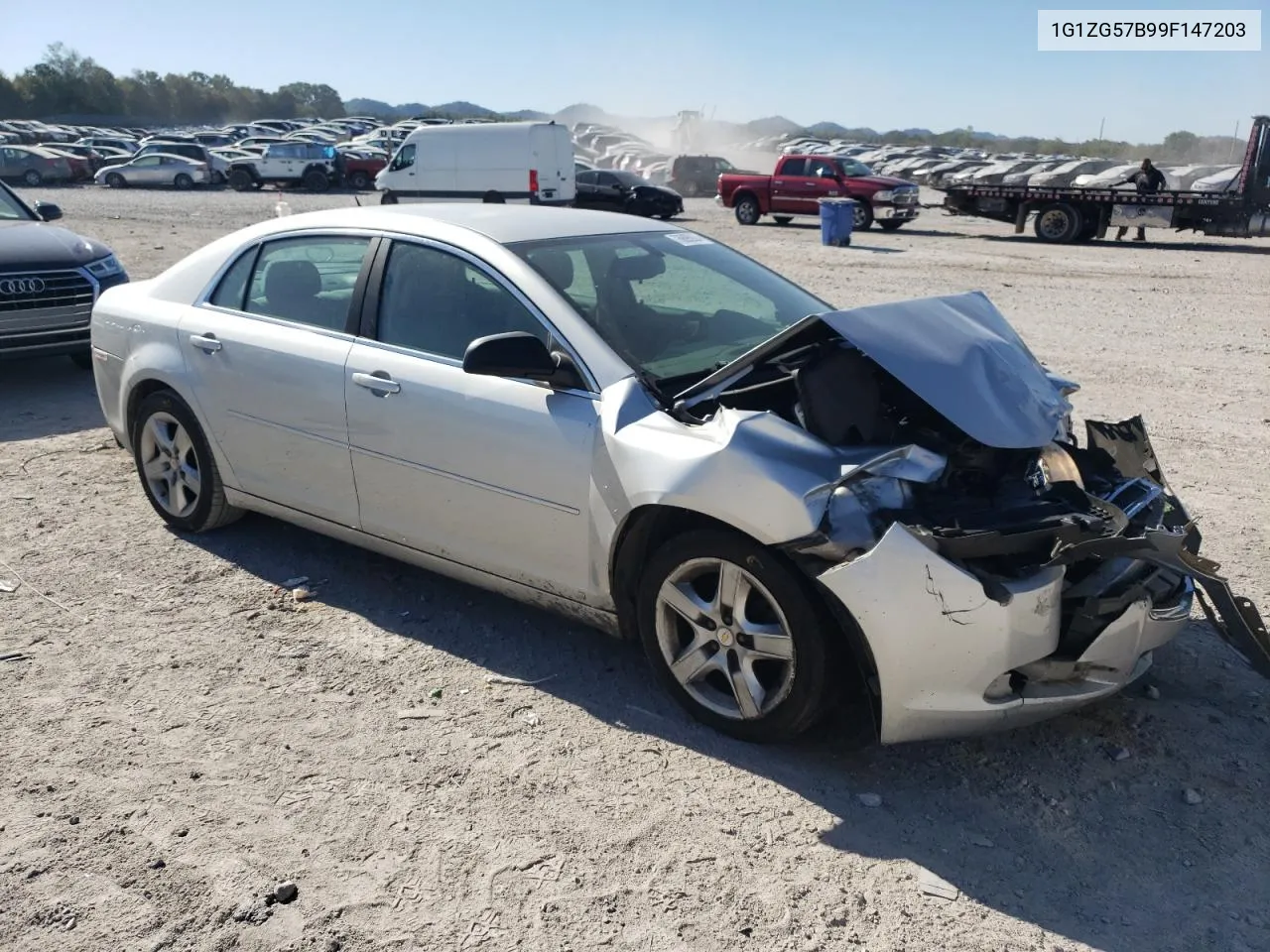 2009 Chevrolet Malibu Ls VIN: 1G1ZG57B99F147203 Lot: 76895924