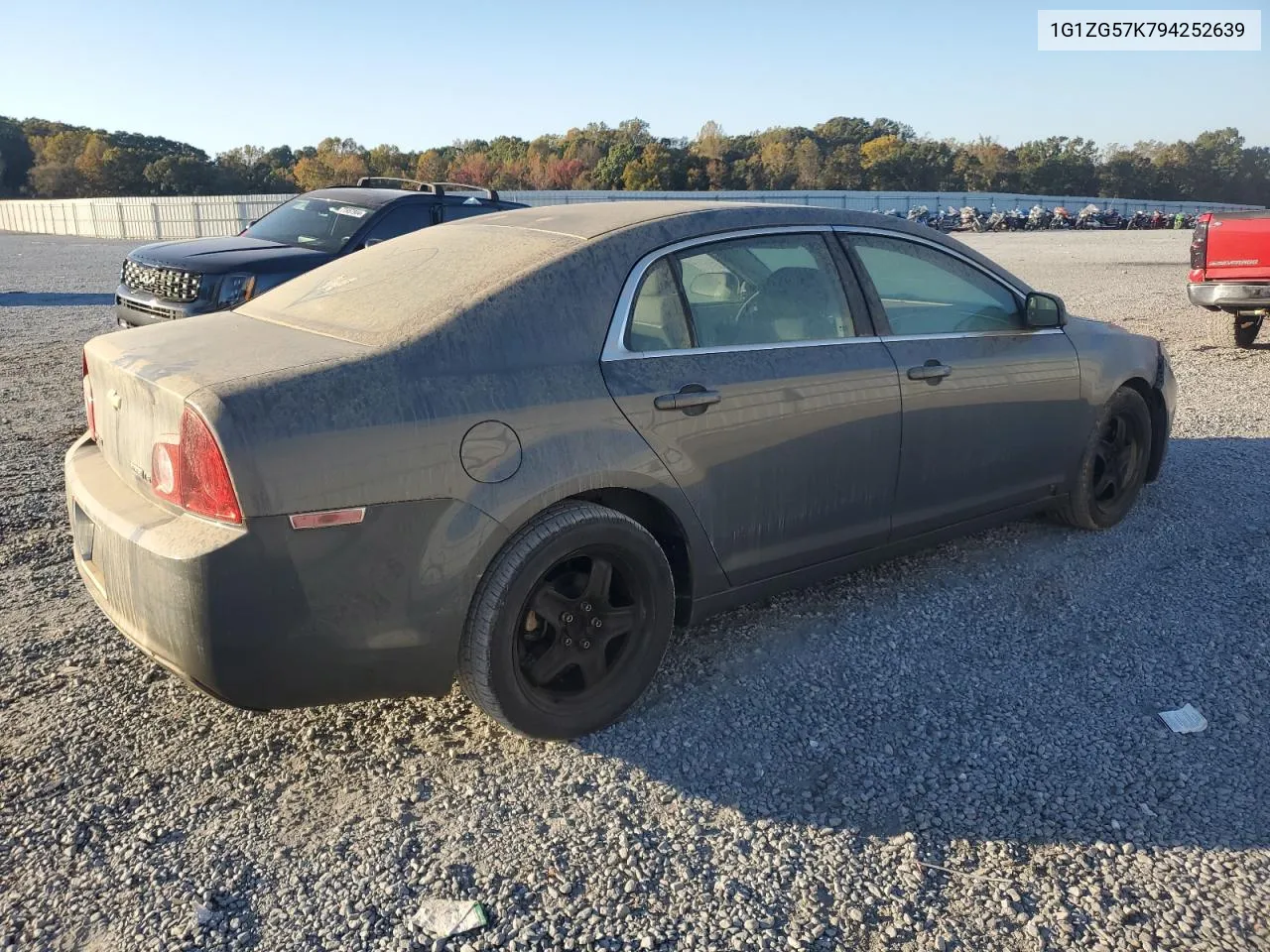 2009 Chevrolet Malibu Ls VIN: 1G1ZG57K794252639 Lot: 77122734