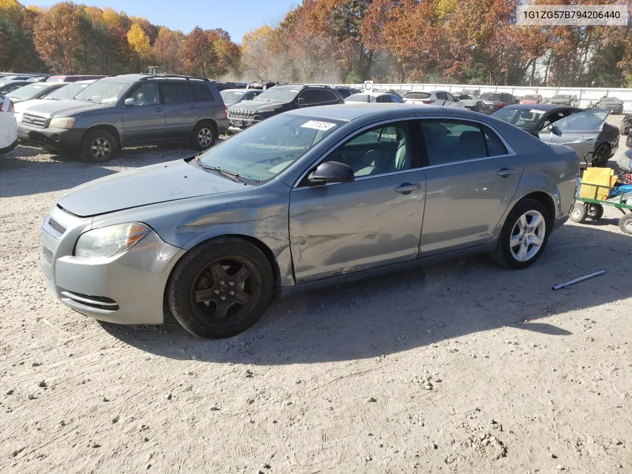 2009 Chevrolet Malibu Ls VIN: 1G1ZG57B794206440 Lot: 77315234