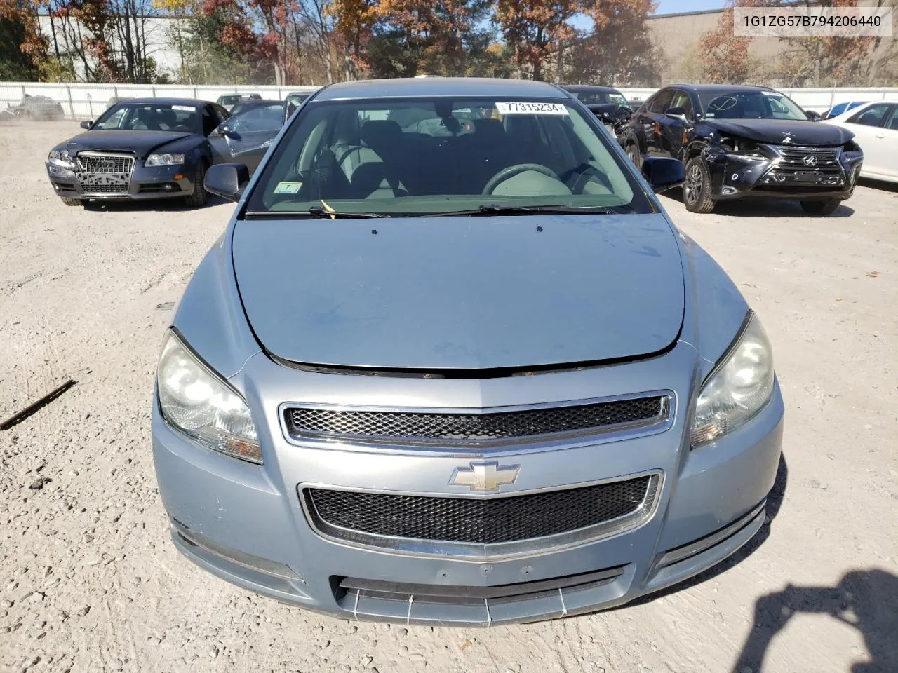 2009 Chevrolet Malibu Ls VIN: 1G1ZG57B794206440 Lot: 77315234