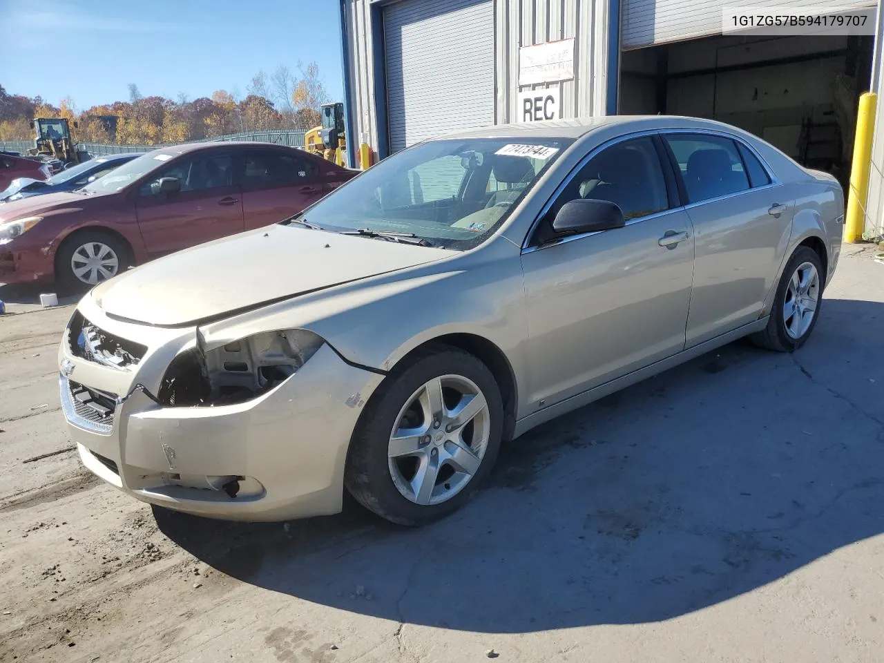 2009 Chevrolet Malibu Ls VIN: 1G1ZG57B594179707 Lot: 77473644