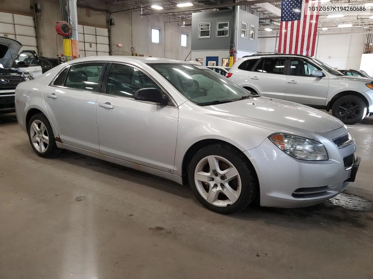 2009 Chevrolet Malibu Ls VIN: 1G1ZG57K194260686 Lot: 77916584