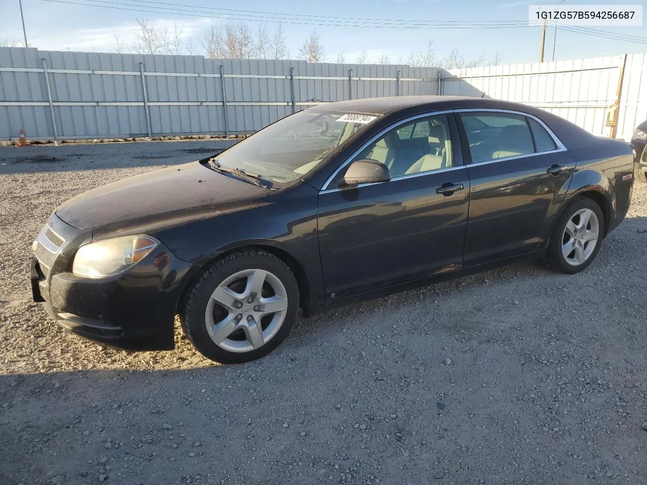 2009 Chevrolet Malibu Ls VIN: 1G1ZG57B594256687 Lot: 78088794