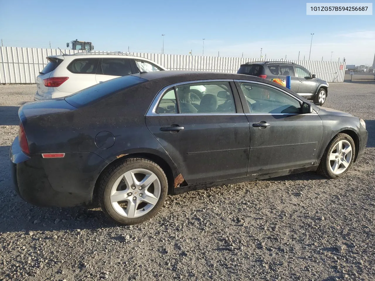 2009 Chevrolet Malibu Ls VIN: 1G1ZG57B594256687 Lot: 78088794