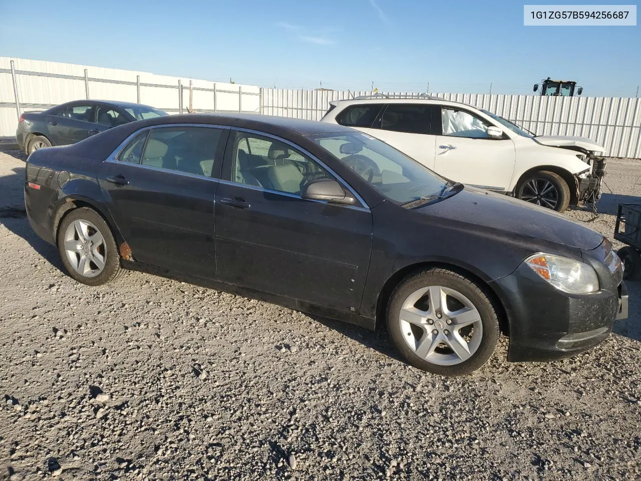 2009 Chevrolet Malibu Ls VIN: 1G1ZG57B594256687 Lot: 78088794