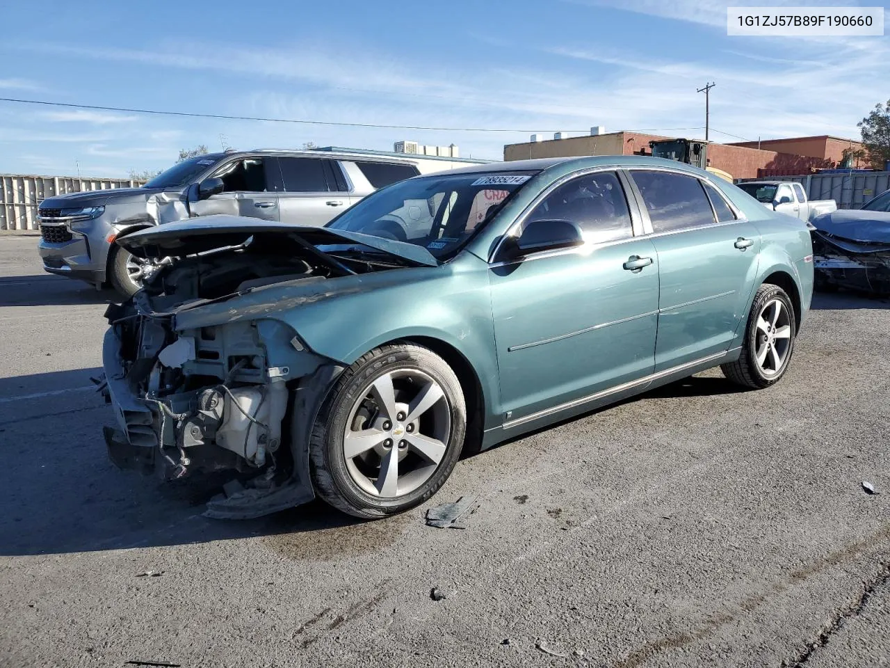 2009 Chevrolet Malibu 2Lt VIN: 1G1ZJ57B89F190660 Lot: 78935214