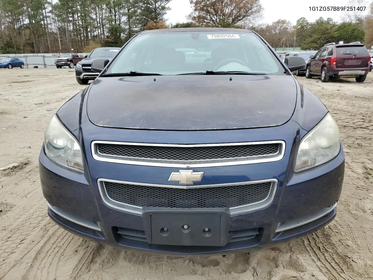 2009 Chevrolet Malibu Ls VIN: 1G1ZG57B89F251407 Lot: 79892504