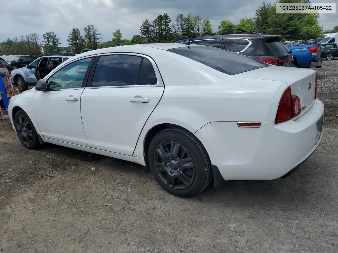 2010 Chevrolet Malibu Ls VIN: 1G1ZB5EB7A4105422 Lot: 53494674