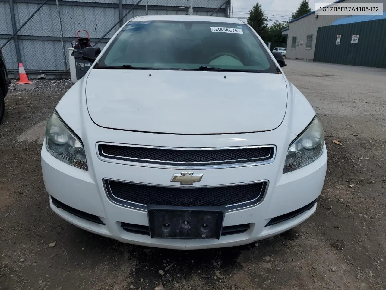 2010 Chevrolet Malibu Ls VIN: 1G1ZB5EB7A4105422 Lot: 53494674