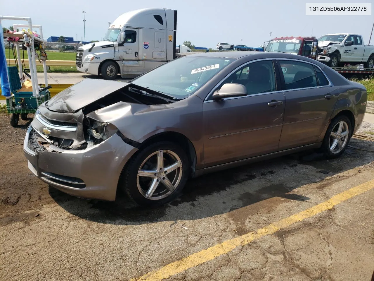 2010 Chevrolet Malibu 2Lt VIN: 1G1ZD5E06AF322778 Lot: 69943694