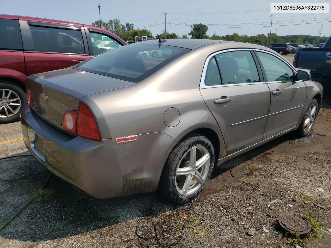 2010 Chevrolet Malibu 2Lt VIN: 1G1ZD5E06AF322778 Lot: 69943694