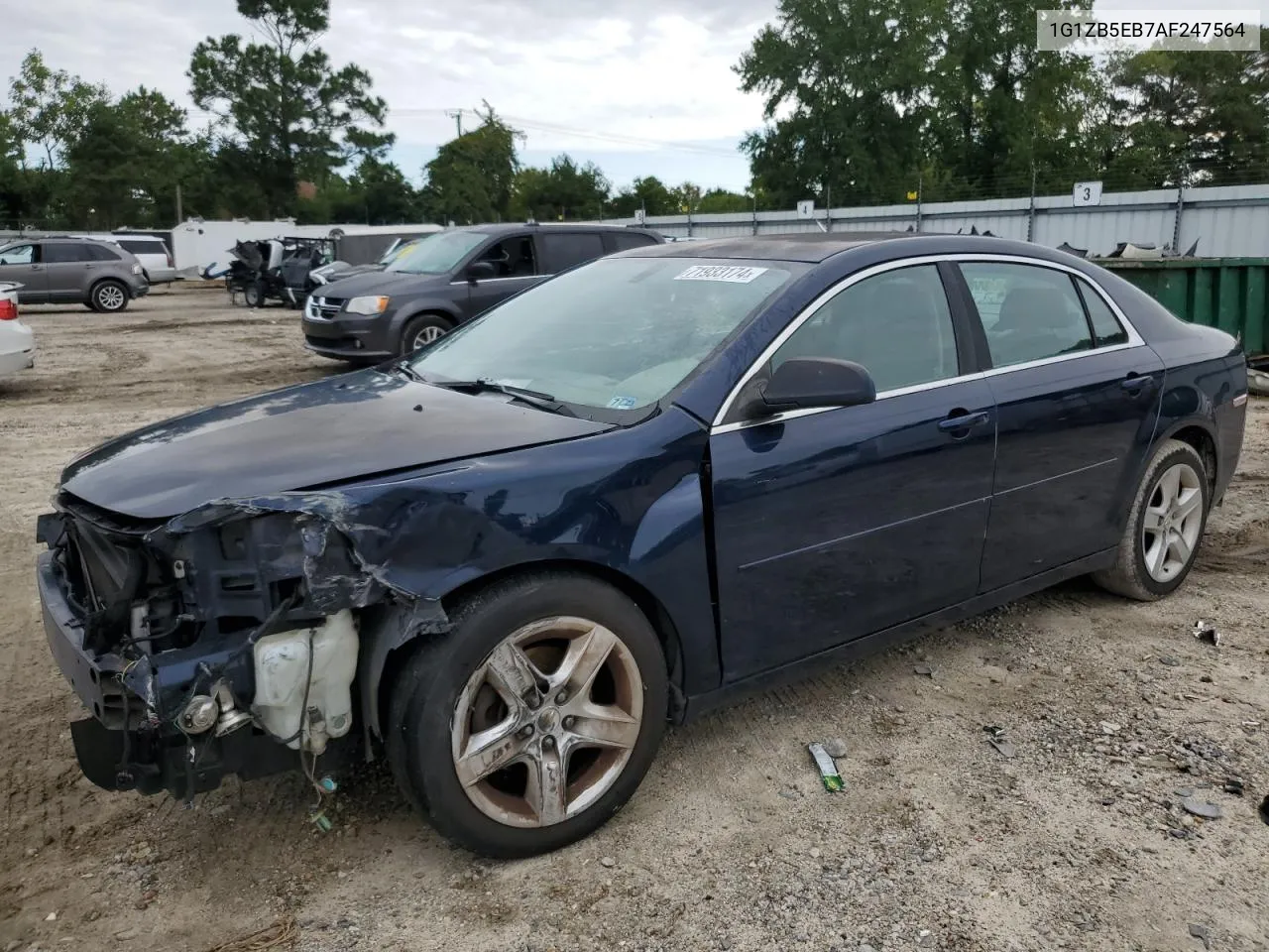 2010 Chevrolet Malibu Ls VIN: 1G1ZB5EB7AF247564 Lot: 71933174