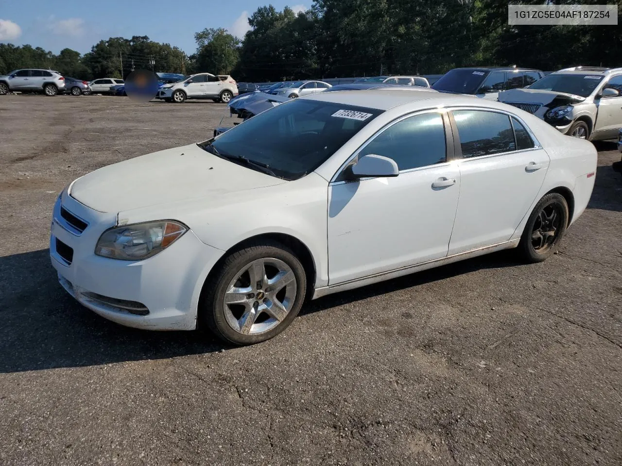 2010 Chevrolet Malibu 1Lt VIN: 1G1ZC5E04AF187254 Lot: 72326714