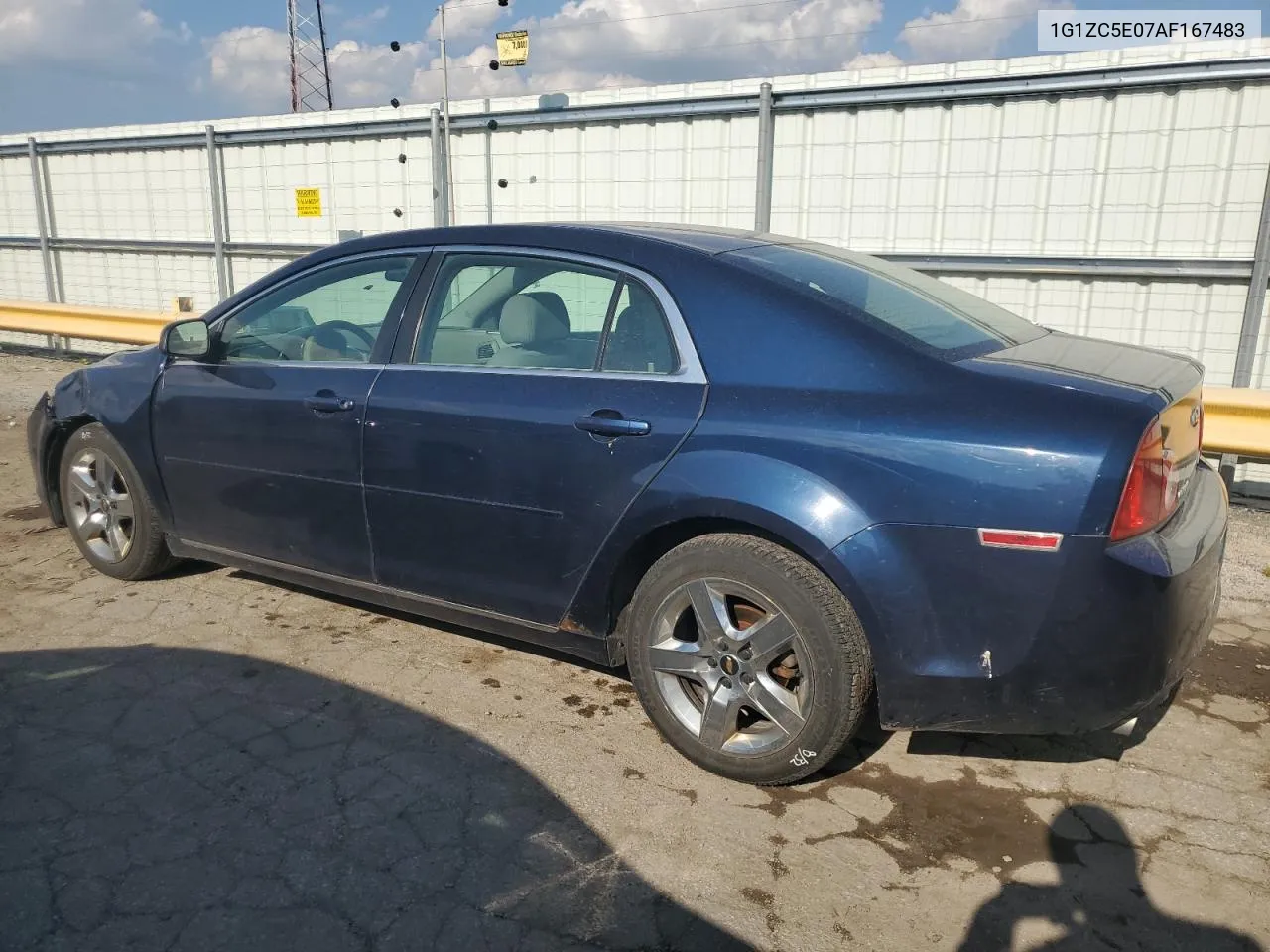 2010 Chevrolet Malibu 1Lt VIN: 1G1ZC5E07AF167483 Lot: 72496864