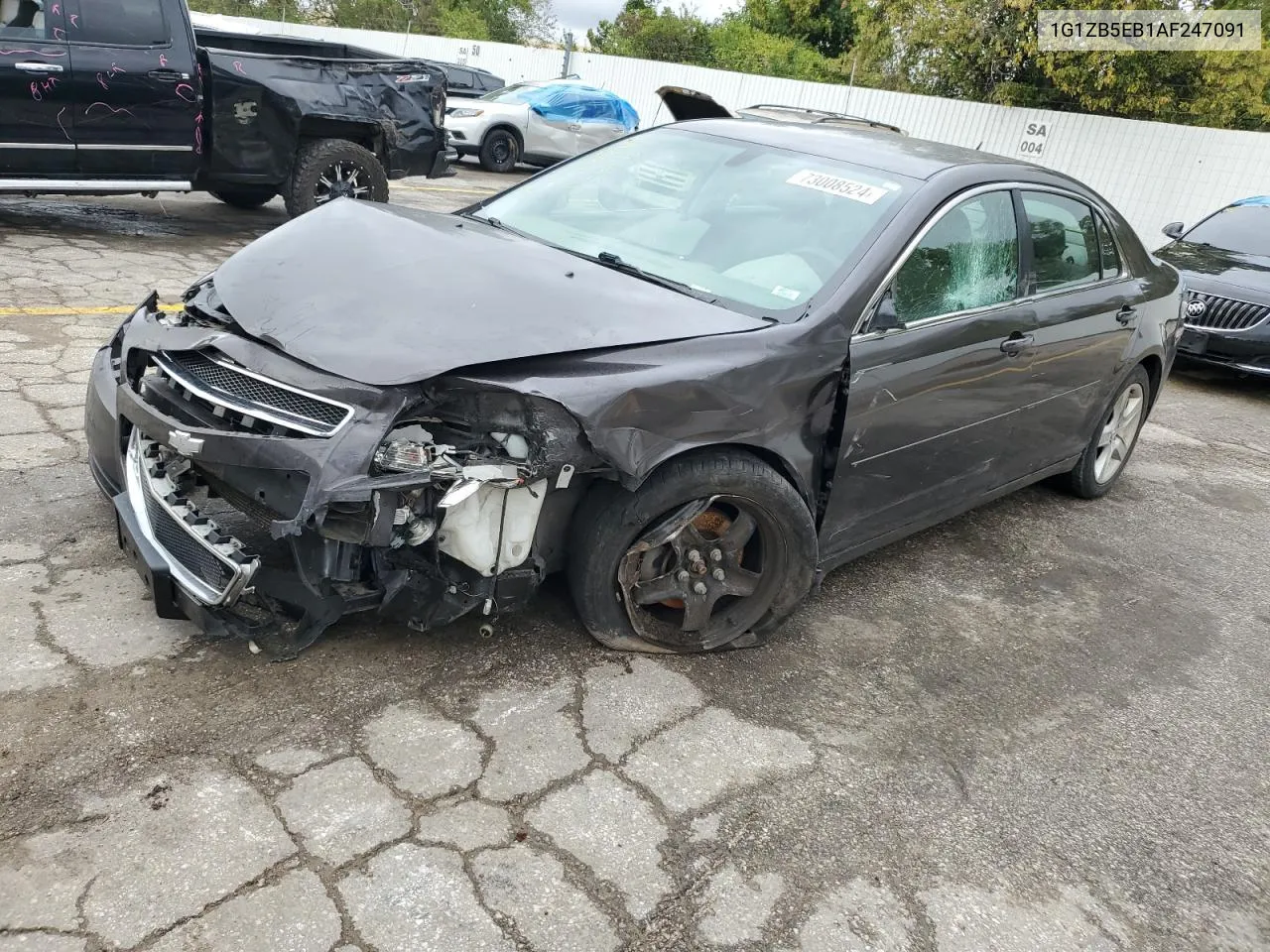 2010 Chevrolet Malibu Ls VIN: 1G1ZB5EB1AF247091 Lot: 73008524