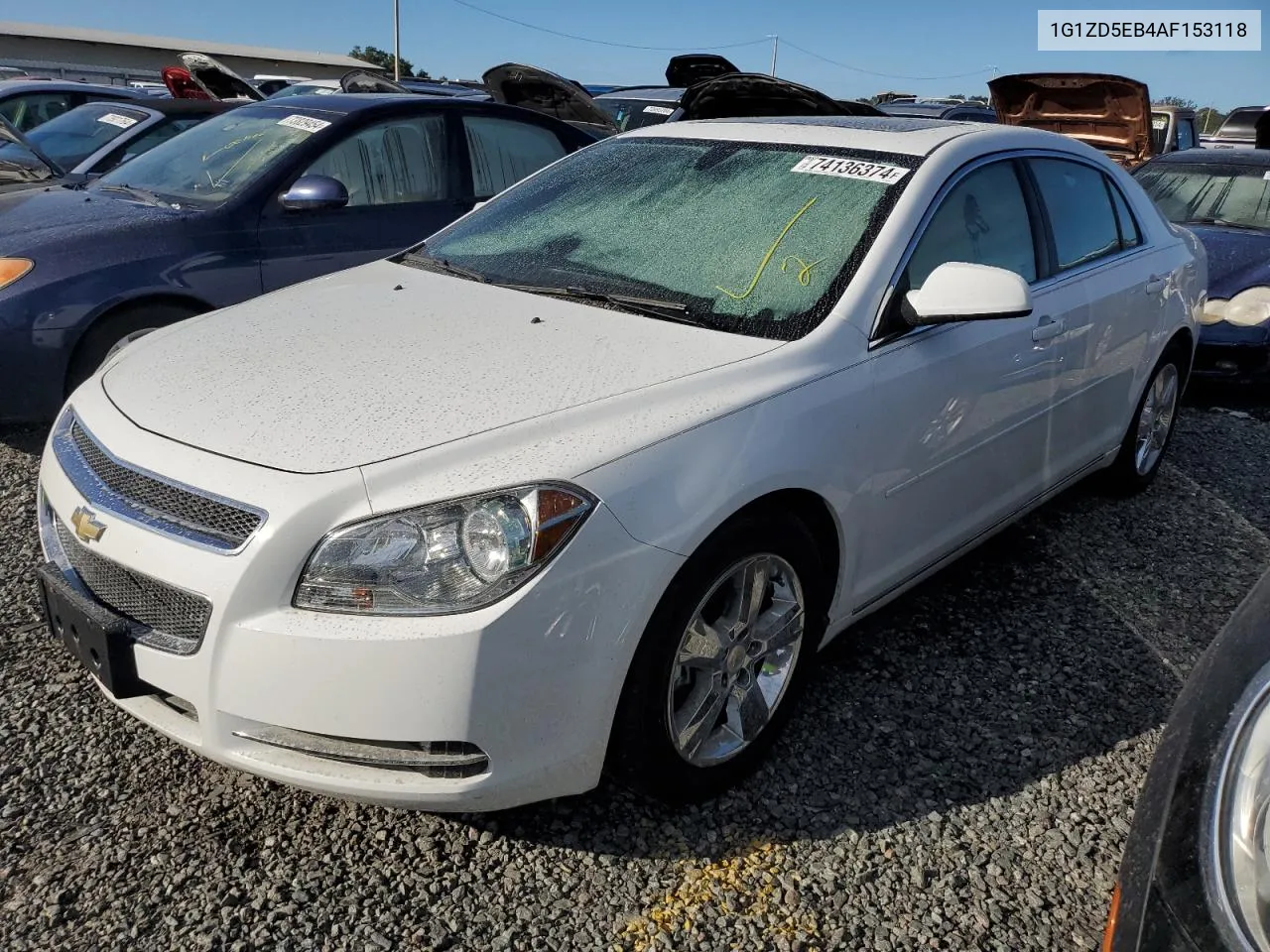 2010 Chevrolet Malibu 2Lt VIN: 1G1ZD5EB4AF153118 Lot: 74136374