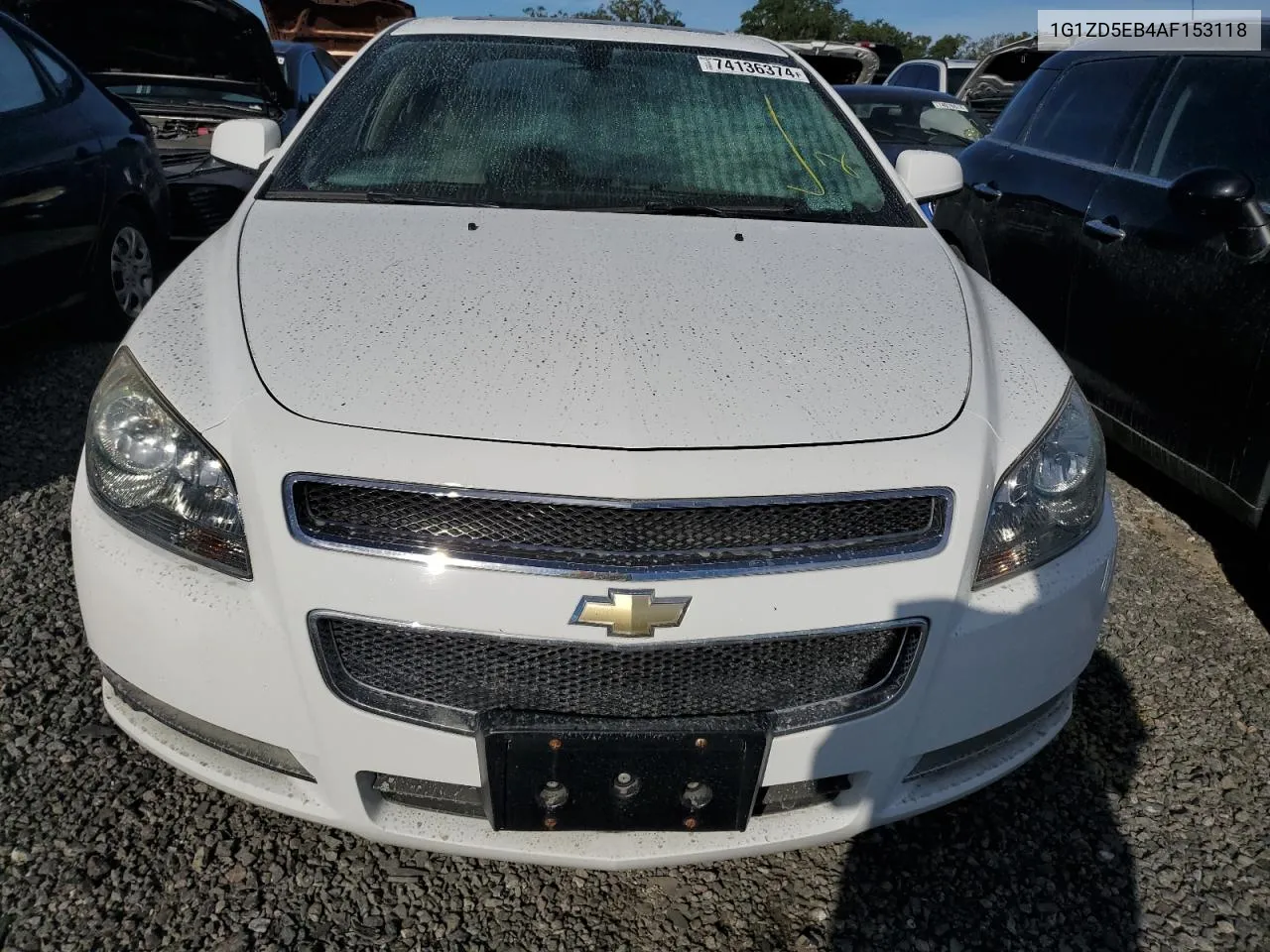 2010 Chevrolet Malibu 2Lt VIN: 1G1ZD5EB4AF153118 Lot: 74136374