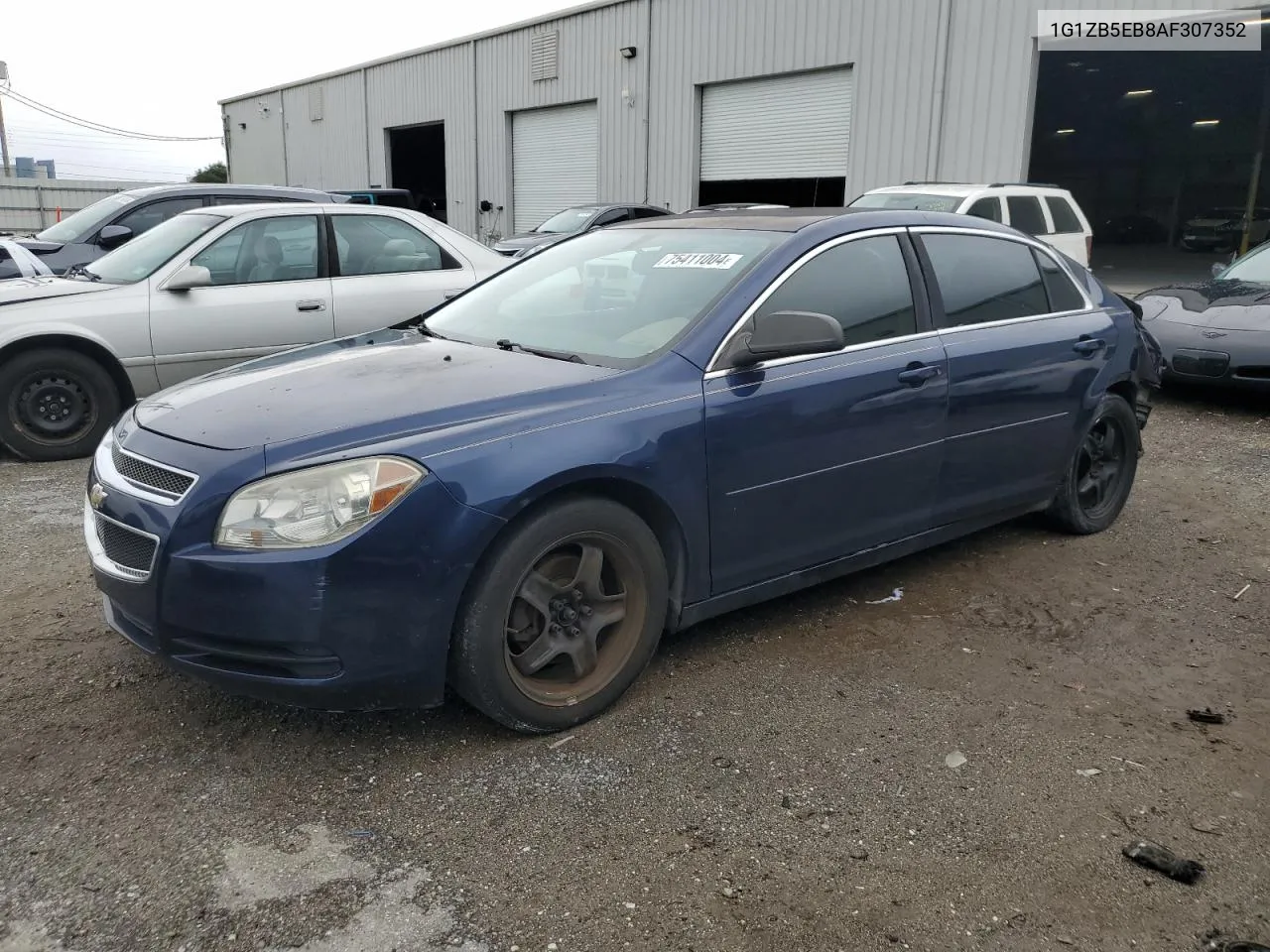 2010 Chevrolet Malibu Ls VIN: 1G1ZB5EB8AF307352 Lot: 75411004