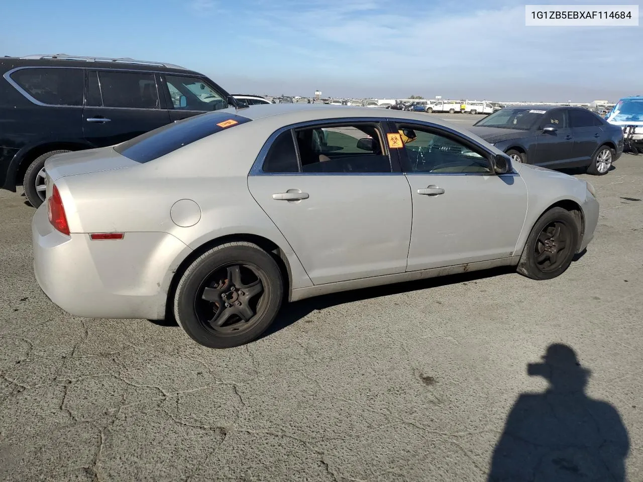 2010 Chevrolet Malibu Ls VIN: 1G1ZB5EBXAF114684 Lot: 75524294