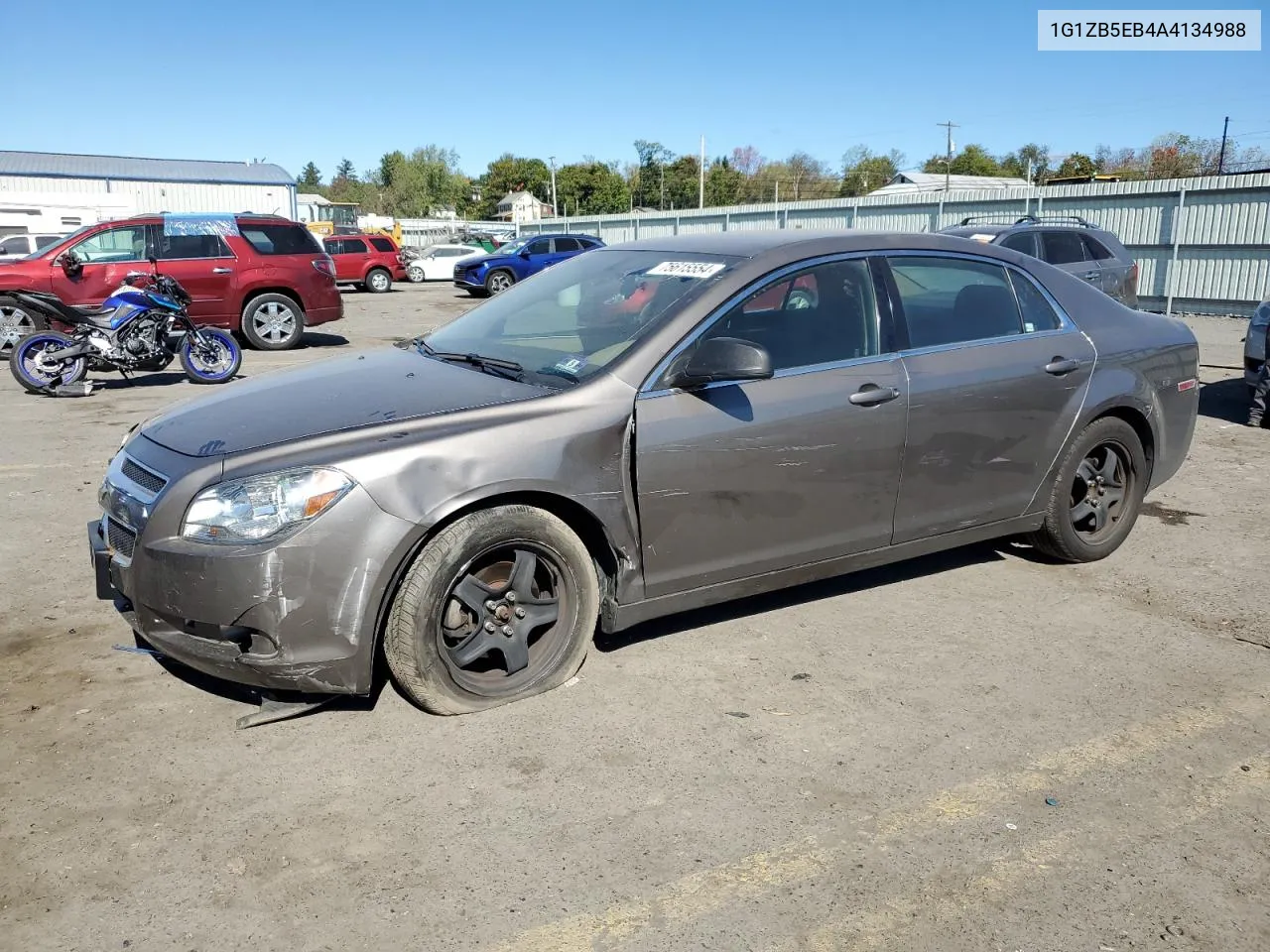 2010 Chevrolet Malibu Ls VIN: 1G1ZB5EB4A4134988 Lot: 75615554