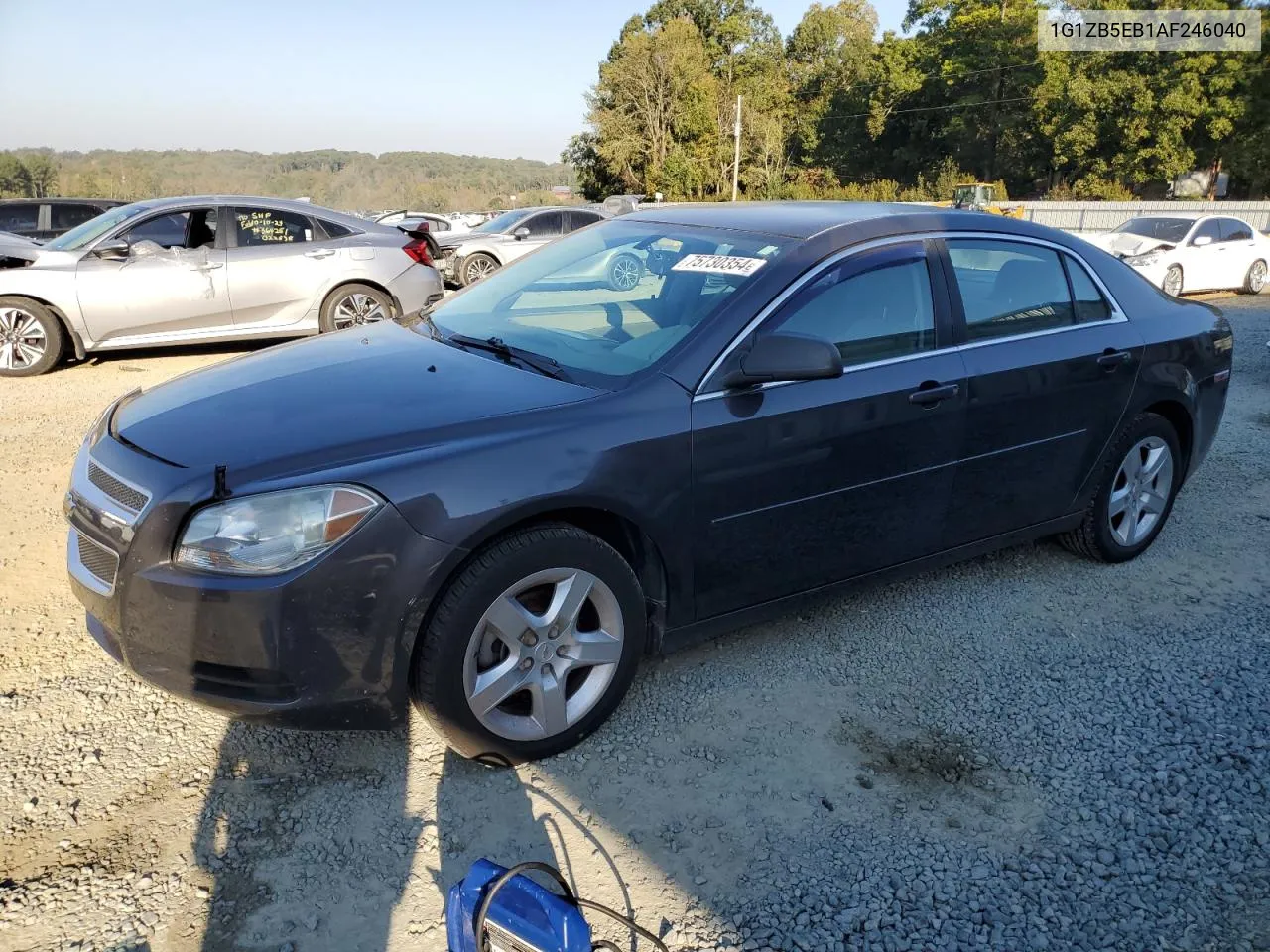 2010 Chevrolet Malibu Ls VIN: 1G1ZB5EB1AF246040 Lot: 75730354