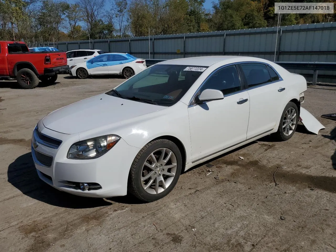 2010 Chevrolet Malibu Ltz VIN: 1G1ZE5E72AF147018 Lot: 75877224