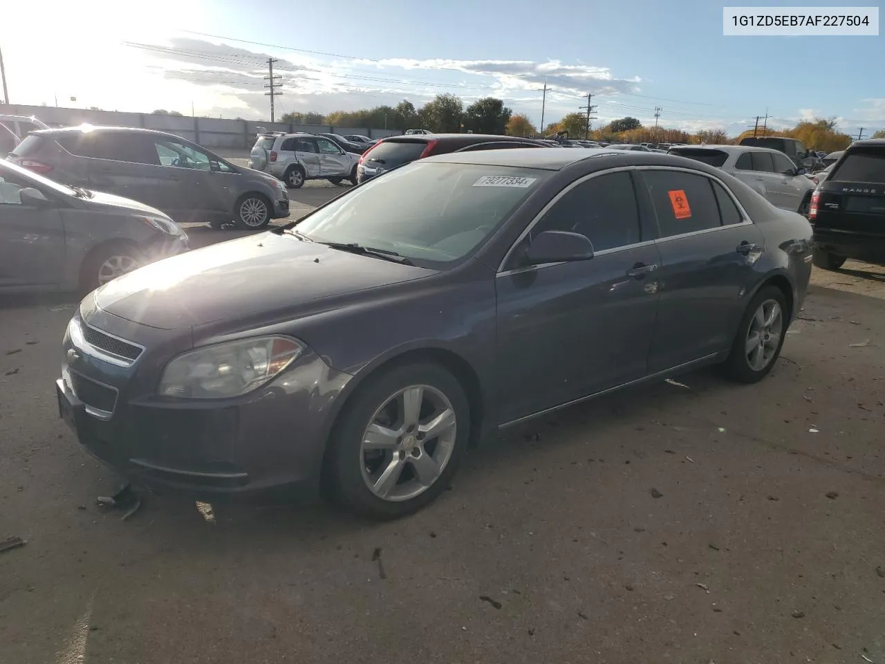 2010 Chevrolet Malibu 2Lt VIN: 1G1ZD5EB7AF227504 Lot: 79277334