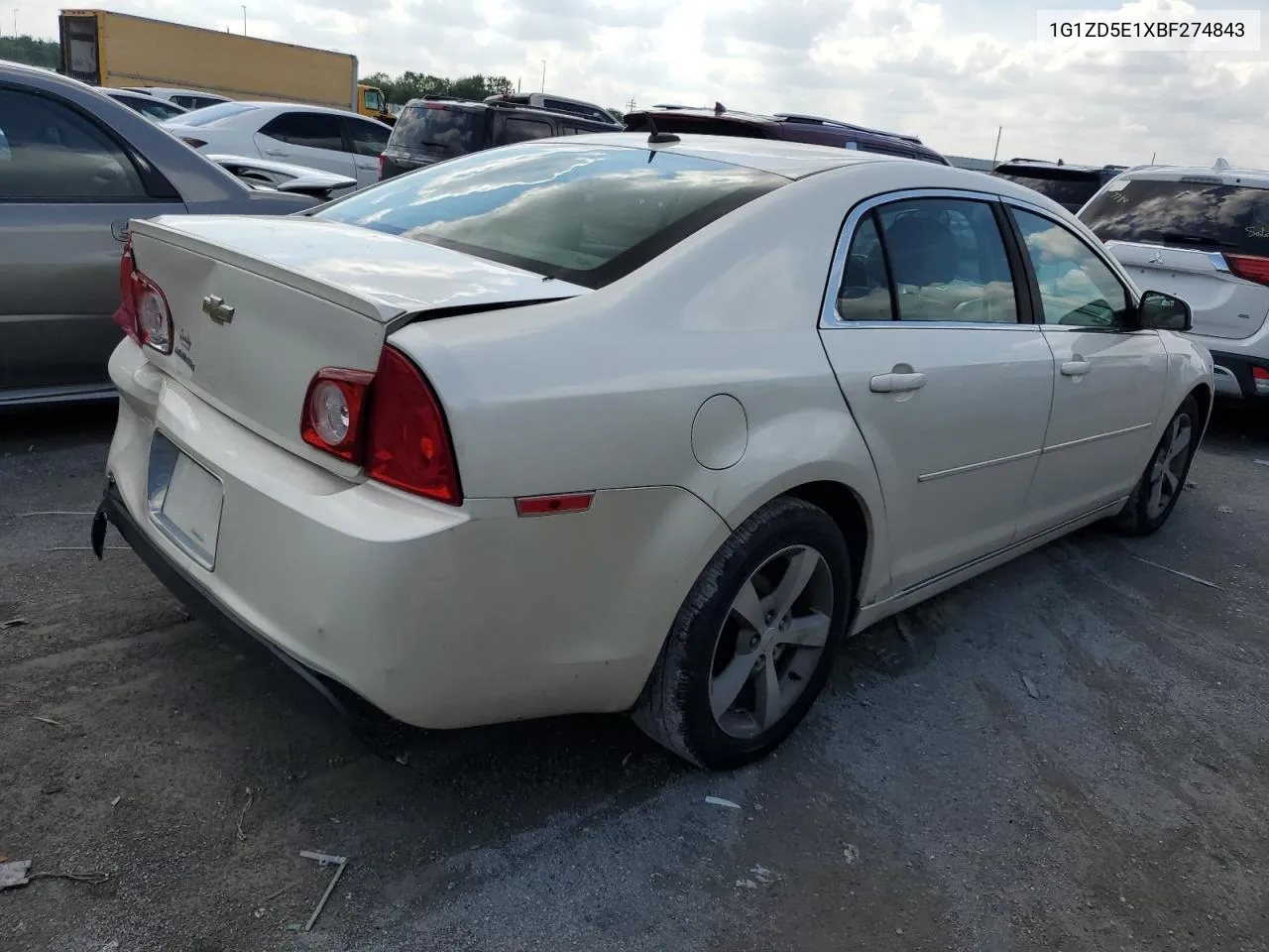 2011 Chevrolet Malibu 2Lt VIN: 1G1ZD5E1XBF274843 Lot: 53751184