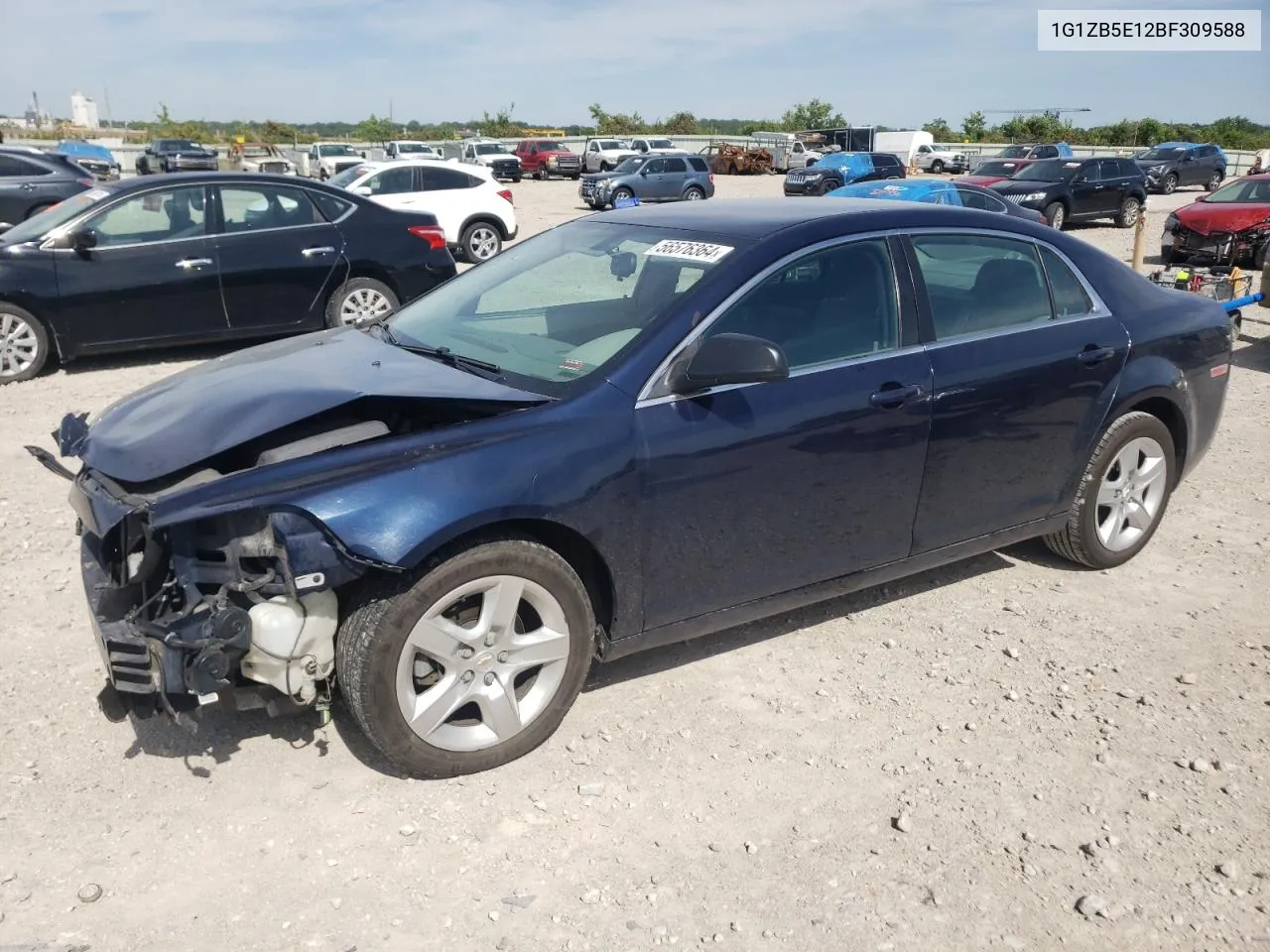 2011 Chevrolet Malibu Ls VIN: 1G1ZB5E12BF309588 Lot: 56576364