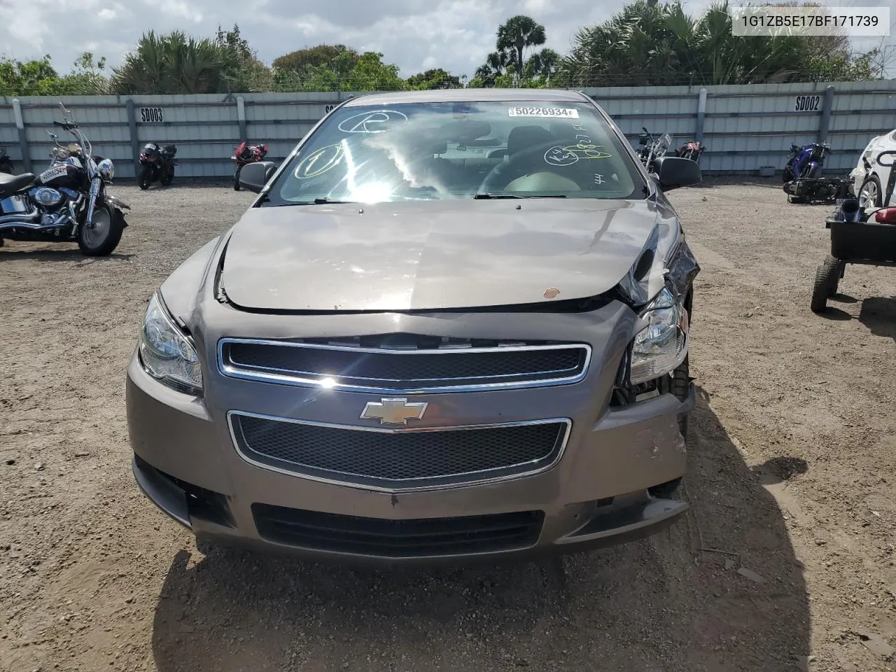 1G1ZB5E17BF171739 2011 Chevrolet Malibu Ls