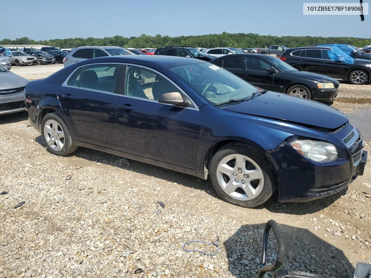 2011 Chevrolet Malibu Ls VIN: 1G1ZB5E17BF189061 Lot: 65367874