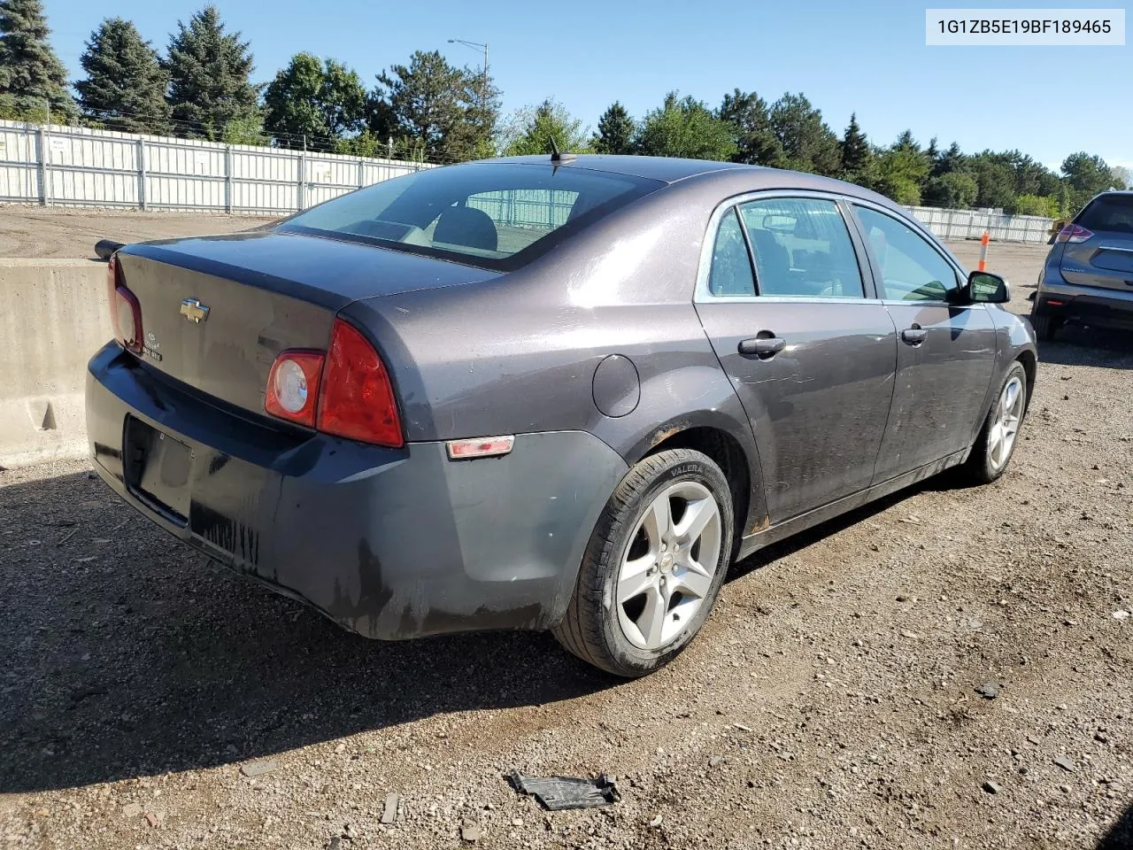 2011 Chevrolet Malibu Ls VIN: 1G1ZB5E19BF189465 Lot: 72526464