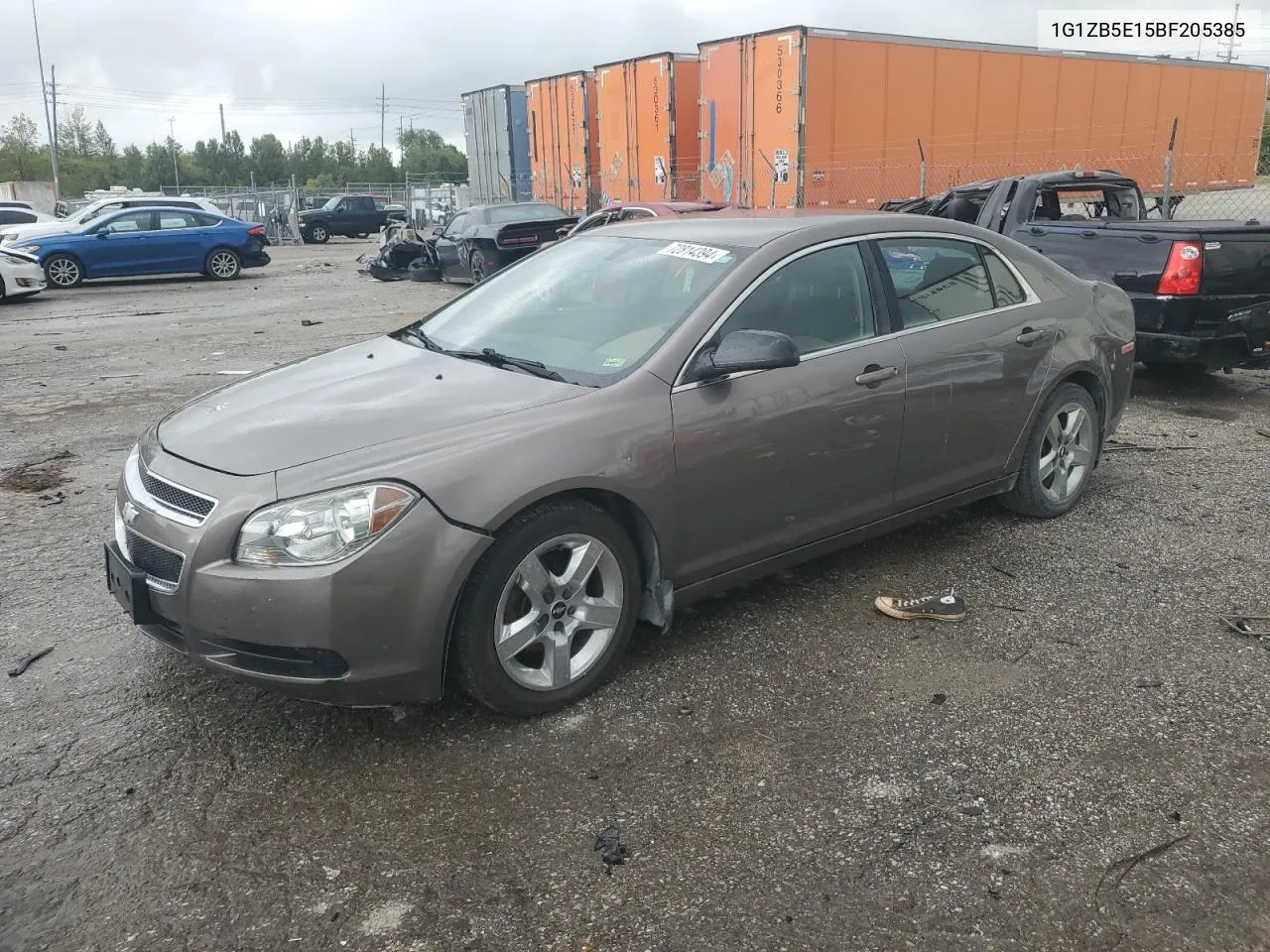 2011 Chevrolet Malibu Ls VIN: 1G1ZB5E15BF205385 Lot: 72814394