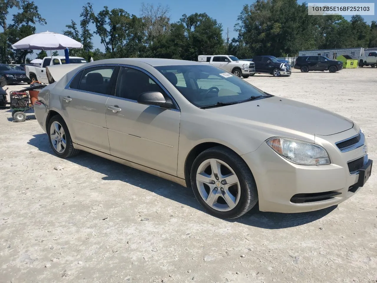 2011 Chevrolet Malibu Ls VIN: 1G1ZB5E16BF252103 Lot: 75622884