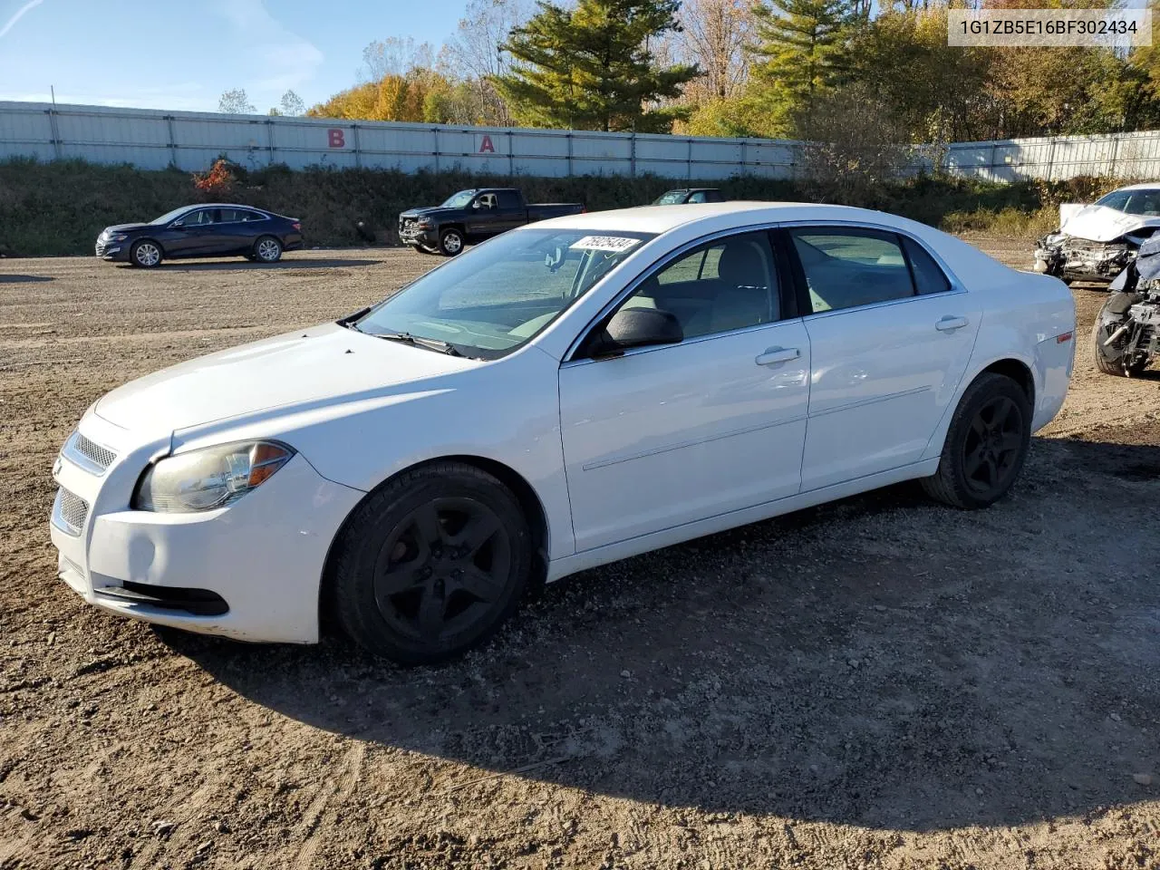 2011 Chevrolet Malibu Ls VIN: 1G1ZB5E16BF302434 Lot: 75925434