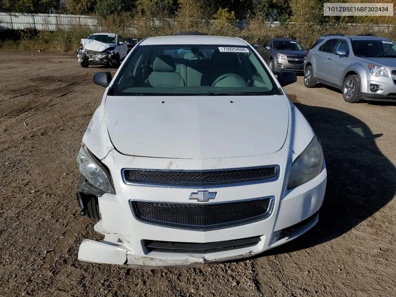 2011 Chevrolet Malibu Ls VIN: 1G1ZB5E16BF302434 Lot: 75925434