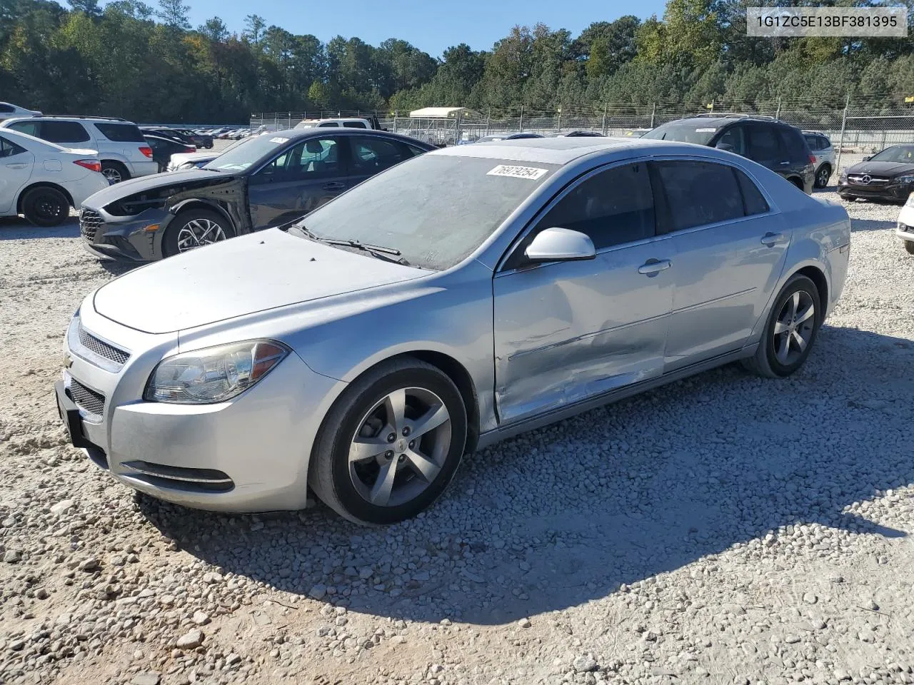 2011 Chevrolet Malibu 1Lt VIN: 1G1ZC5E13BF381395 Lot: 76979254