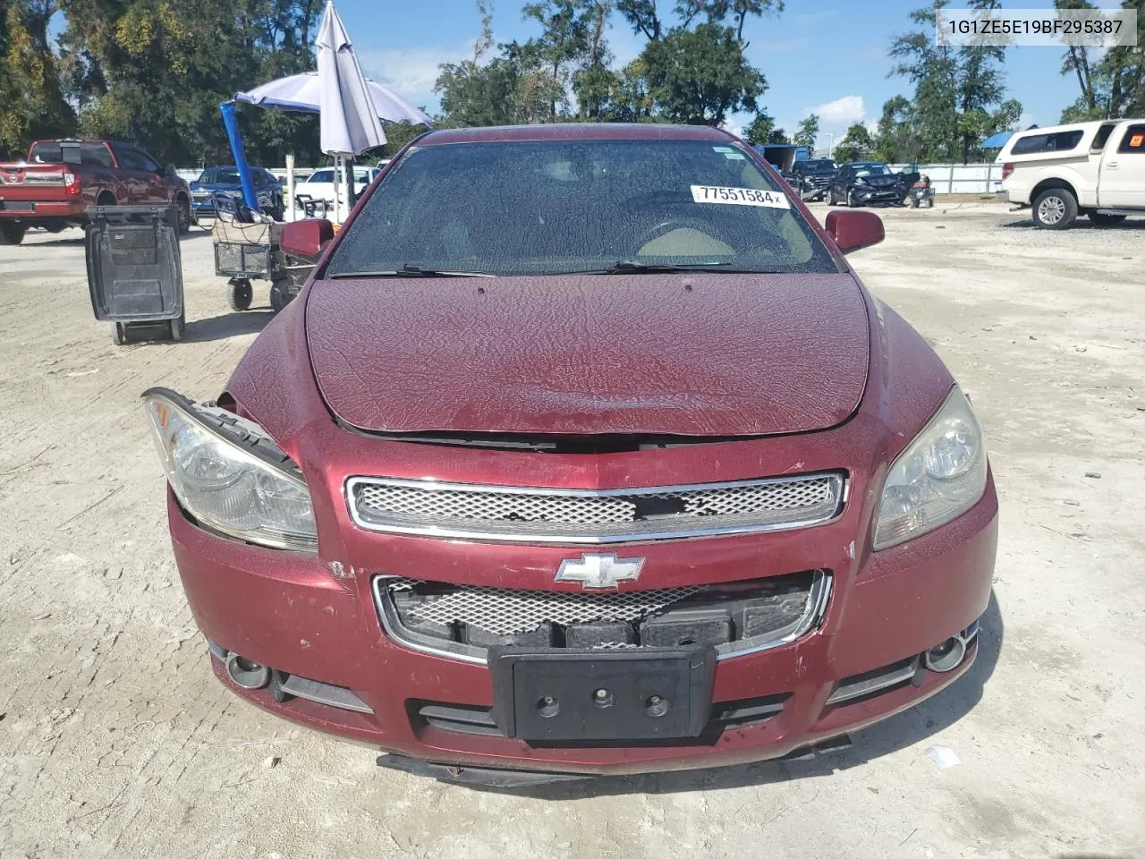 2011 Chevrolet Malibu Ltz VIN: 1G1ZE5E19BF295387 Lot: 77551584