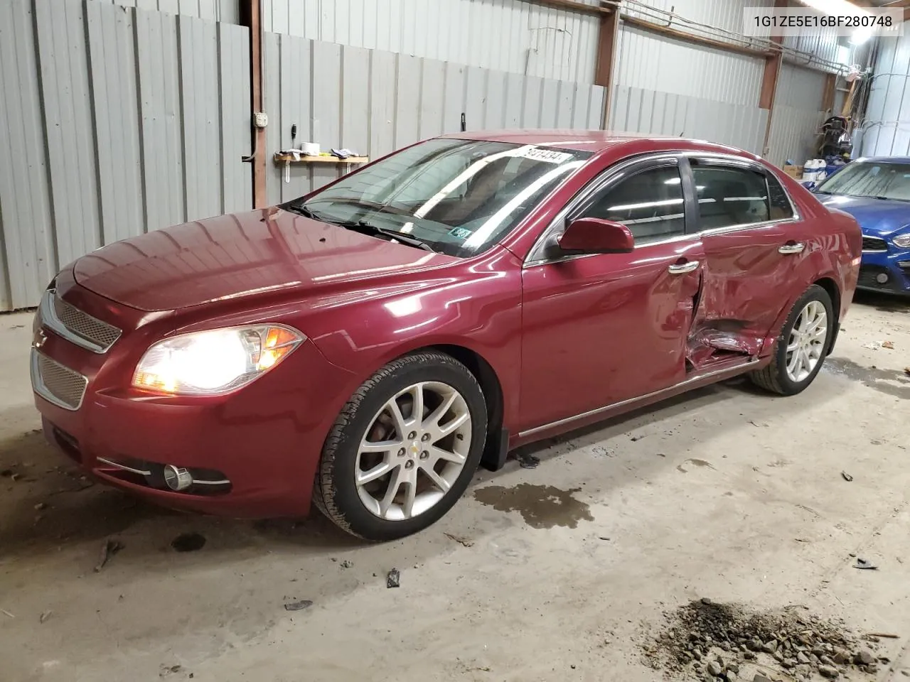 2011 Chevrolet Malibu Ltz VIN: 1G1ZE5E16BF280748 Lot: 77941434