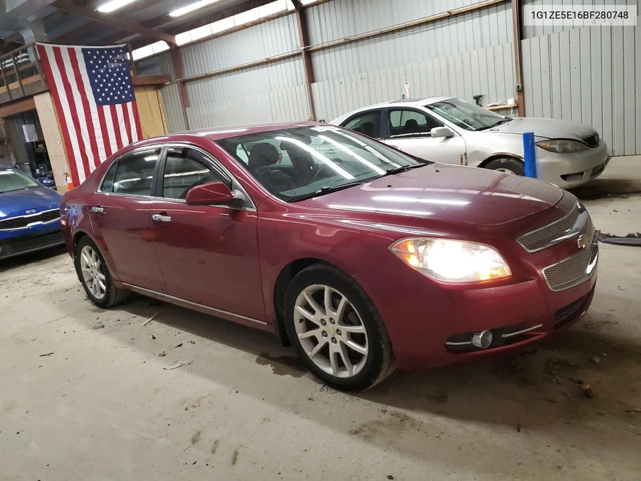 2011 Chevrolet Malibu Ltz VIN: 1G1ZE5E16BF280748 Lot: 77941434