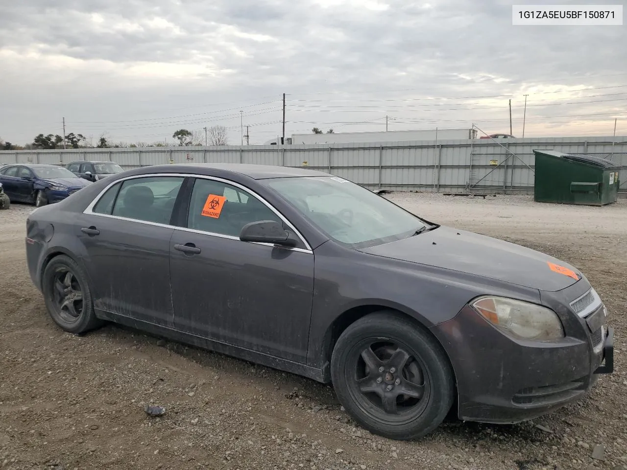 1G1ZA5EU5BF150871 2011 Chevrolet Malibu Ls