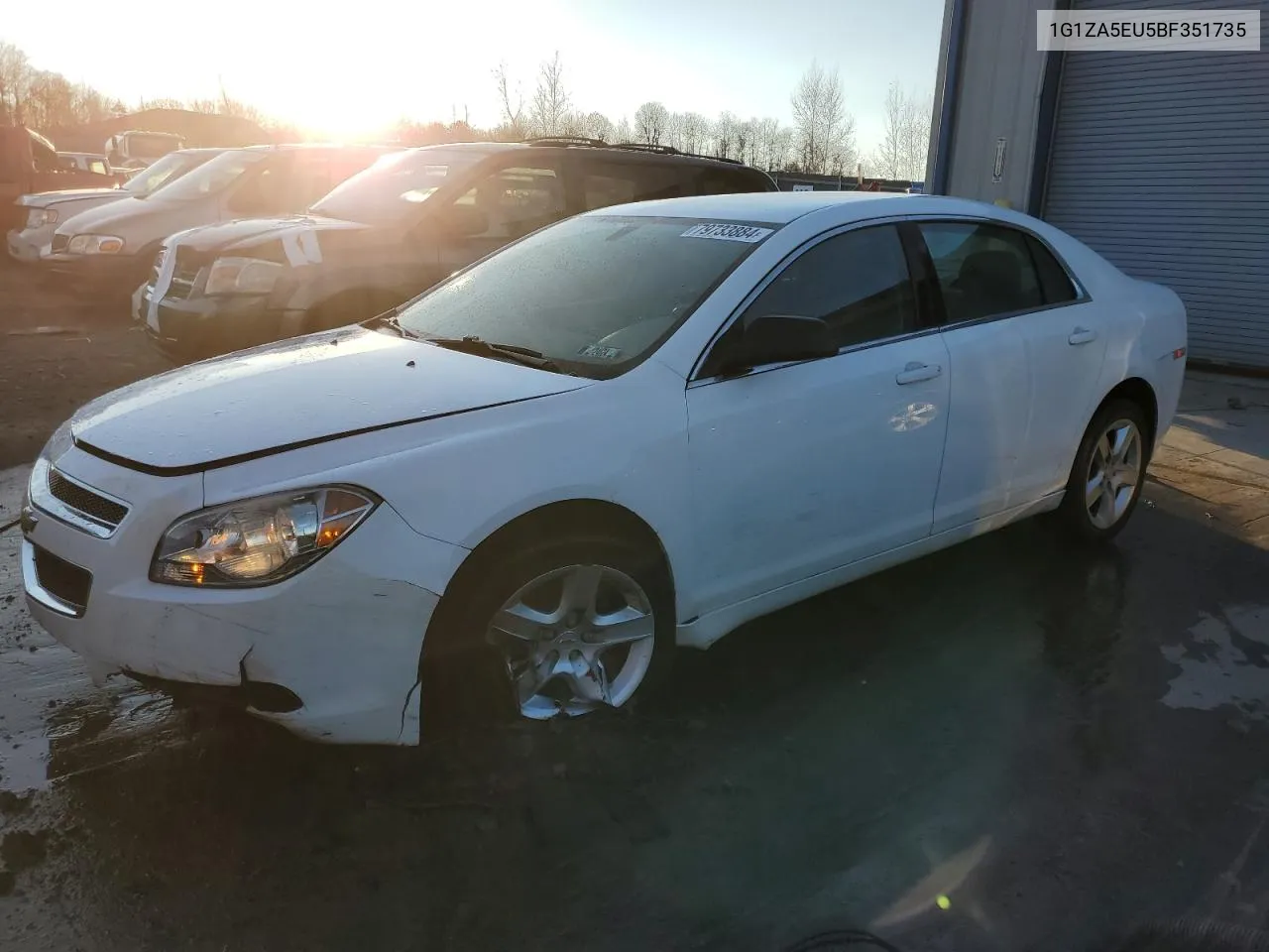 1G1ZA5EU5BF351735 2011 Chevrolet Malibu Ls